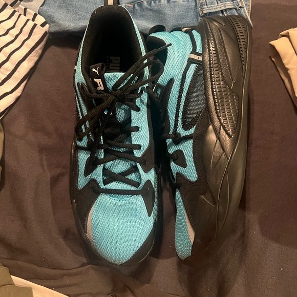 Puma Mens Size 10.5 RS Dreamer Aquarius Puma Black Basketball Shoes Sneakers - Picture 10 of 13